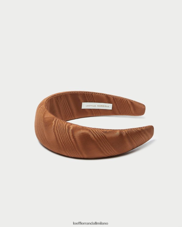 esso Loeffler Randall donne fascia Bellamy in moiré noce moscata T4022J153 Accessori