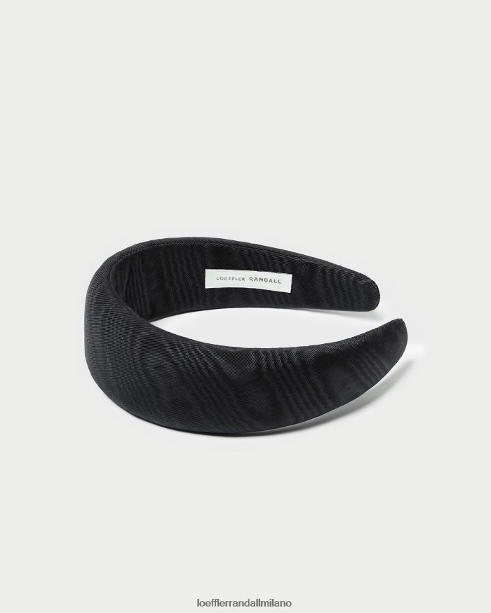 esso Loeffler Randall donne fascia bellamy moiré nero T4022J148 Accessori