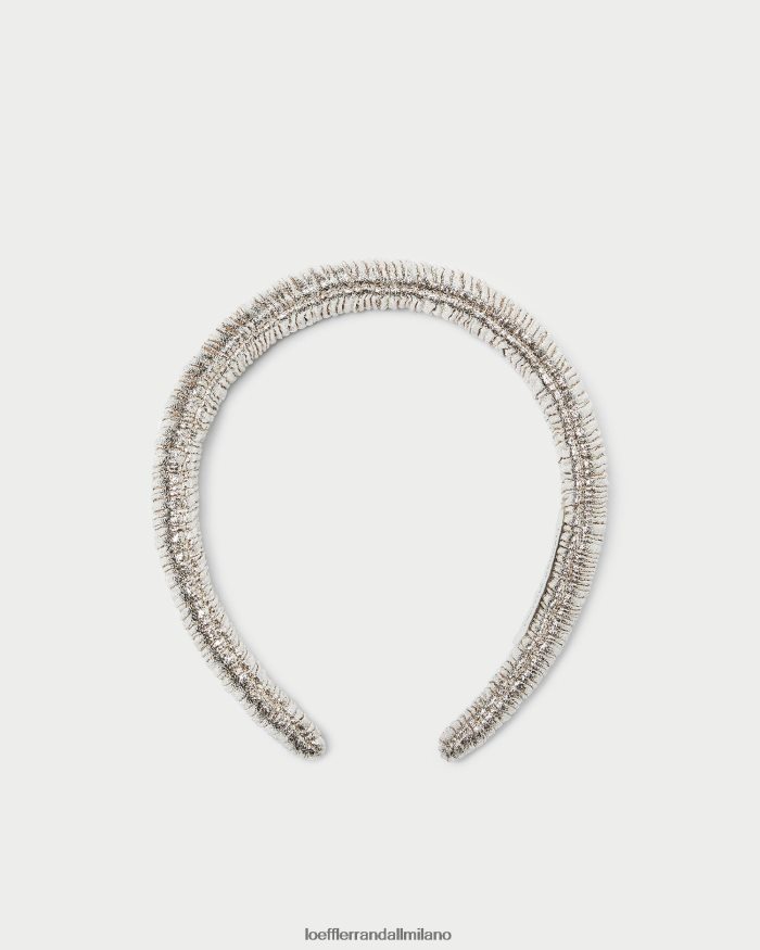 esso Loeffler Randall donne fascia gonfia marina Champagne T4022J165 Accessori