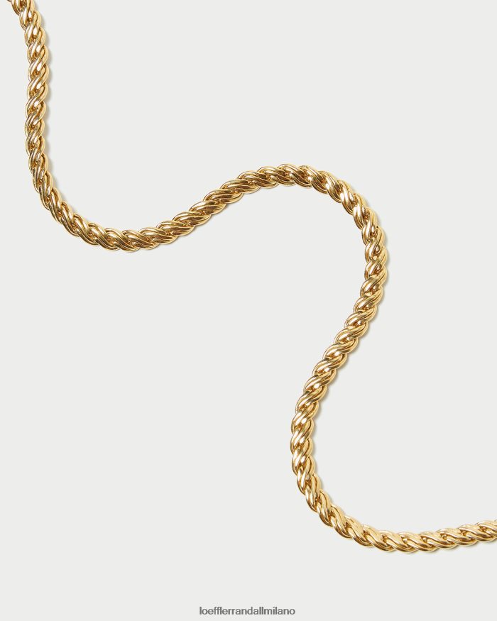esso Loeffler Randall donne Collana a catena con lucchetto allegra oro T4022J409 Accessori