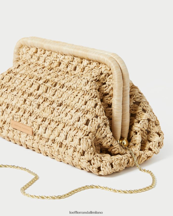 esso Loeffler Randall donne Frizione con telaio trudie naturale T4022J390 borse