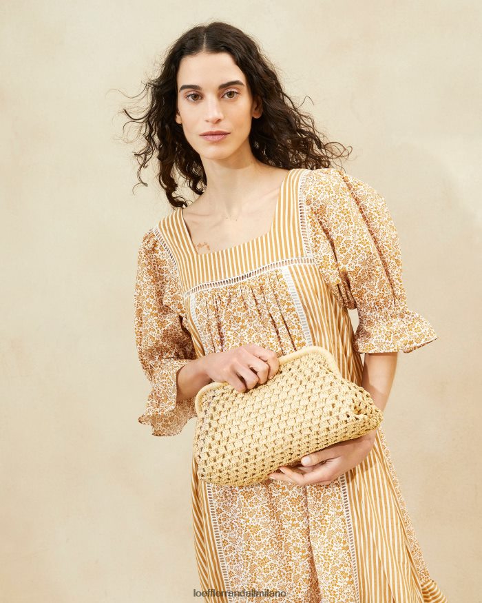 esso Loeffler Randall donne Frizione con telaio trudie naturale T4022J390 borse