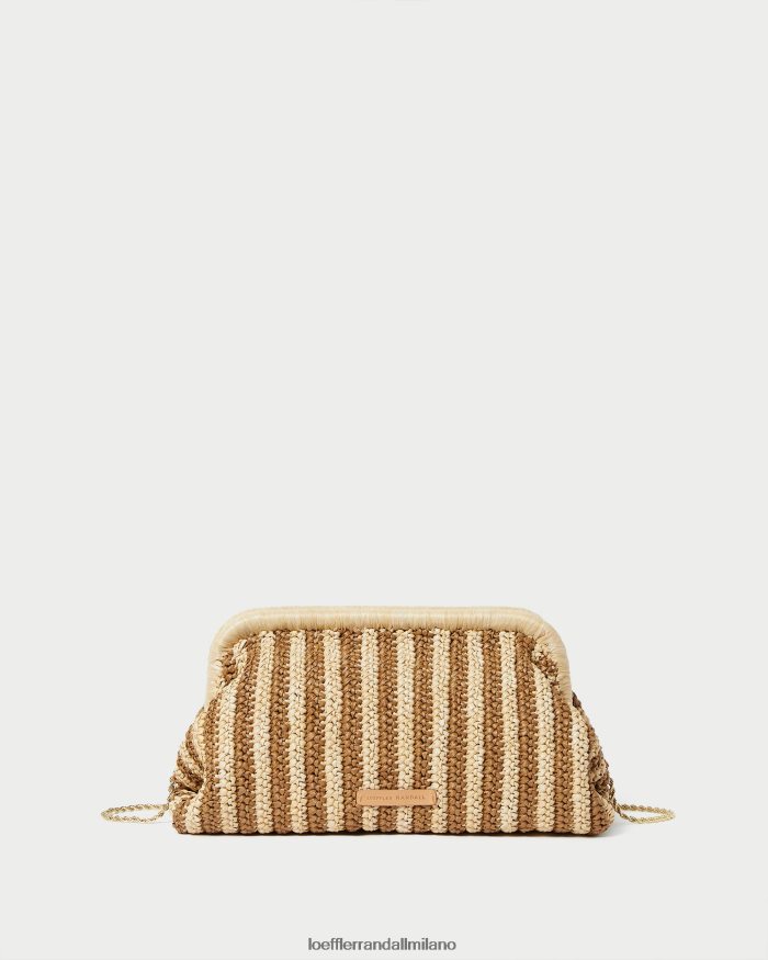 esso Loeffler Randall donne Frizione con telaio trudie naturale/marrone T4022J392 borse