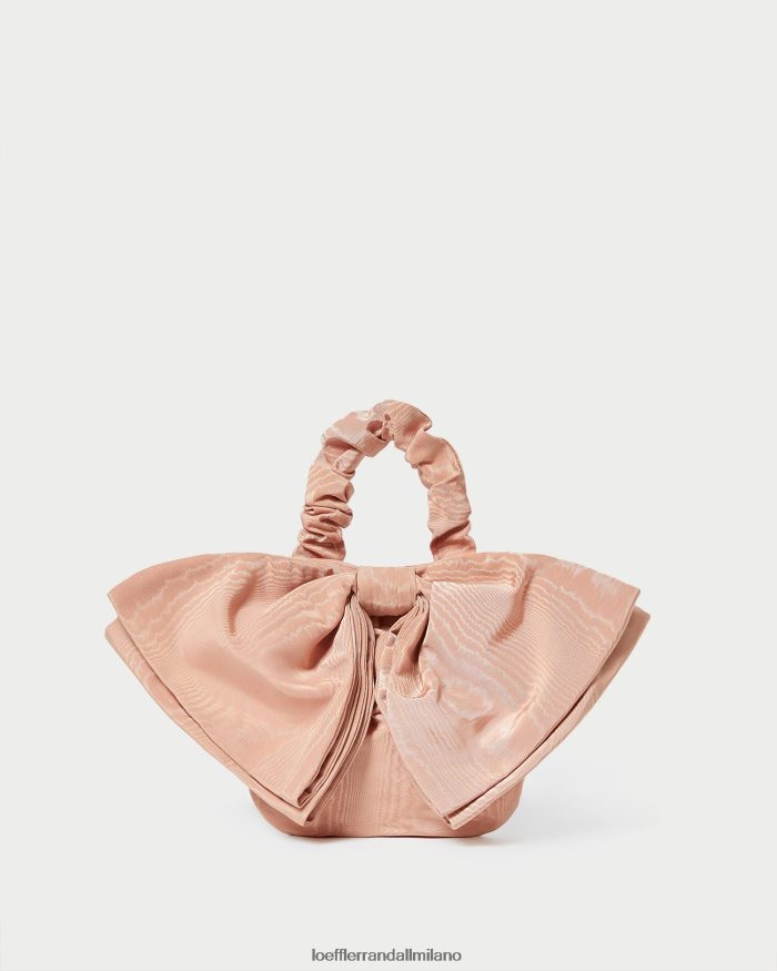 esso Loeffler Randall donne Mini pochette con fiocco Sierra arrossire T4022J381 borse