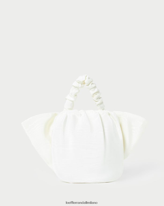 esso Loeffler Randall donne Mini pochette con fiocco Sierra crema T4022J396 borse