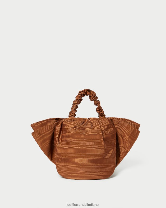 esso Loeffler Randall donne Mini pochette con fiocco Sierra noce moscata T4022J382 borse
