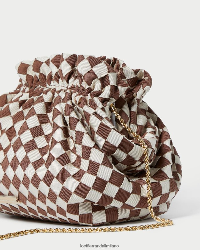 esso Loeffler Randall donne Mini sacchetto Willa marrone/crema T4022J383 borse