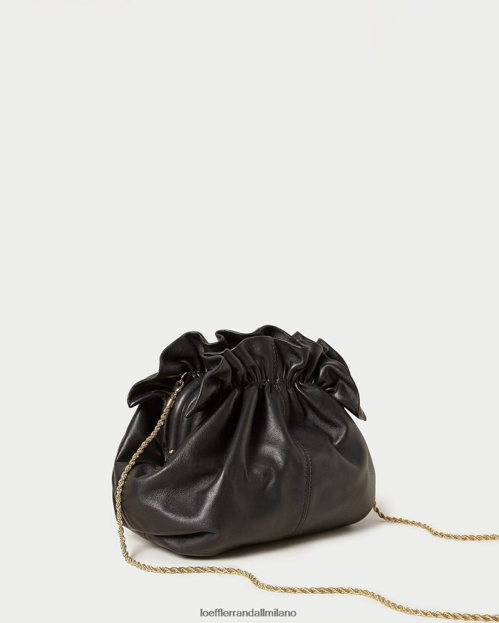 esso Loeffler Randall donne Mini sacchetto Willa nappa nera T4022J336 borse