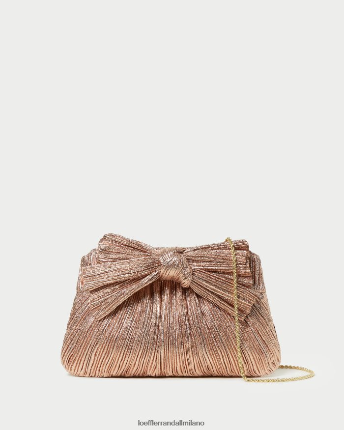 esso Loeffler Randall donne Pochette con fiocco Rayne duna T4022J363 borse