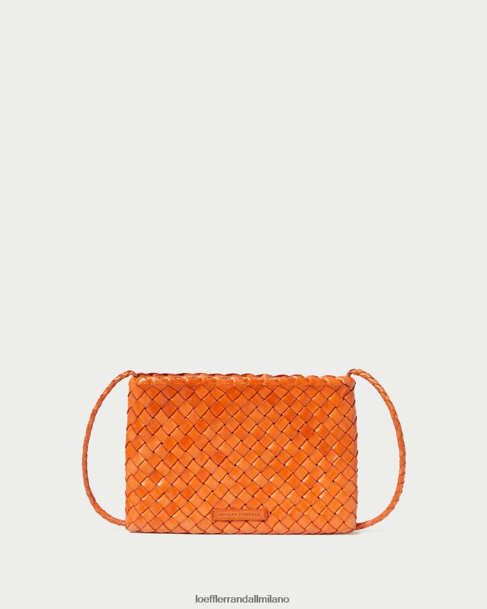 esso Loeffler Randall donne tracolla in tessuto marison mandarino T4022J329 borse