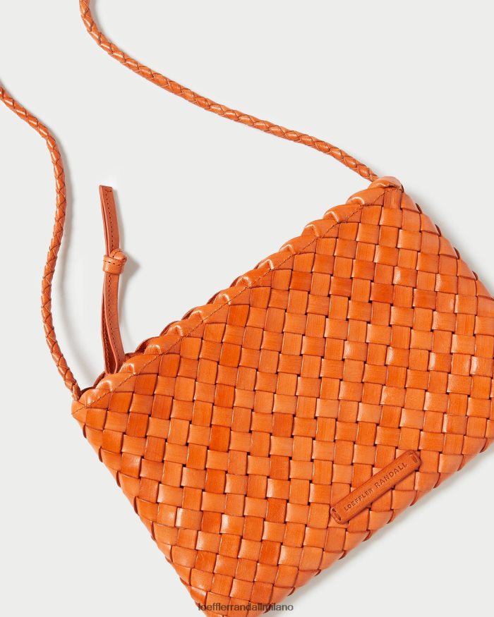 esso Loeffler Randall donne tracolla in tessuto marison mandarino T4022J329 borse