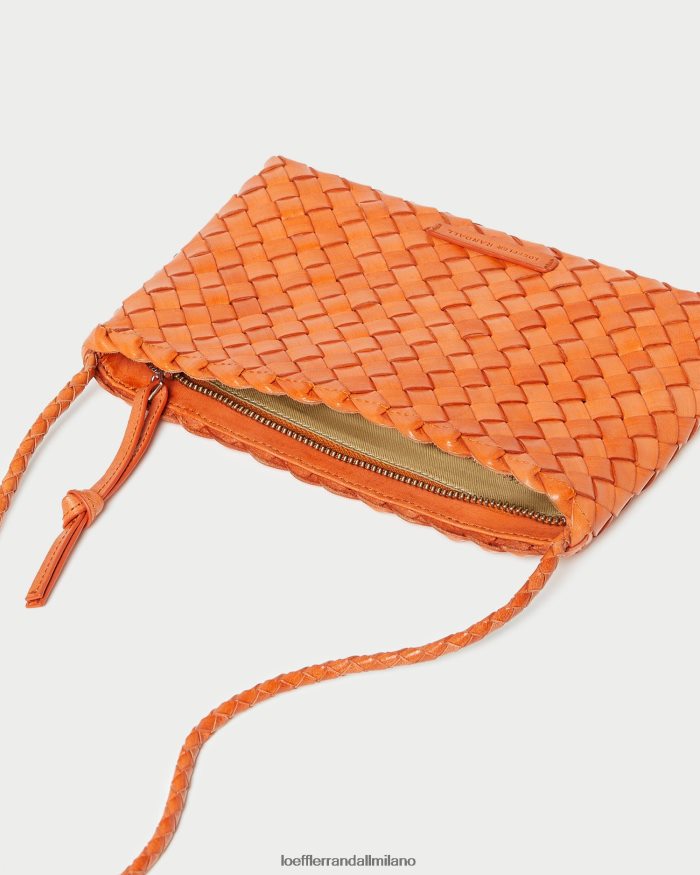 esso Loeffler Randall donne tracolla in tessuto marison mandarino T4022J329 borse