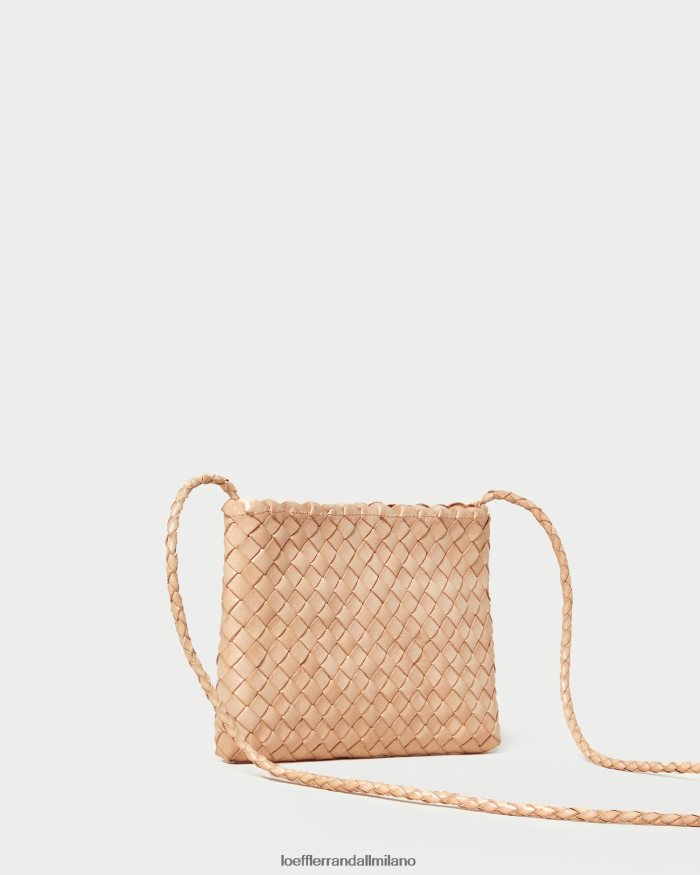 esso Loeffler Randall donne tracolla in tessuto marison sabbia del deserto T4022J325 borse