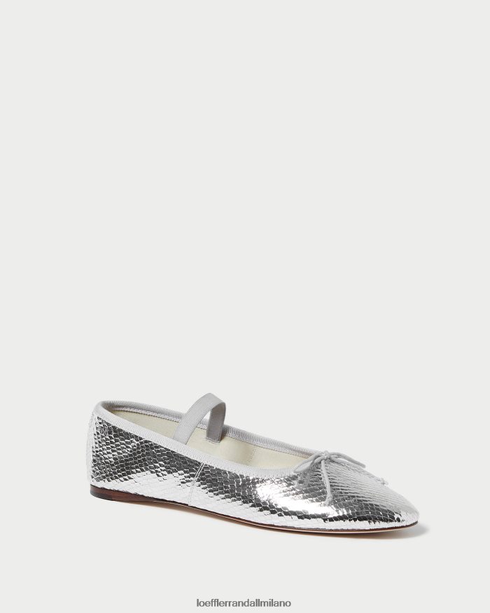 esso Loeffler Randall donne Ballerina leonie argento T4022J309 scarpe