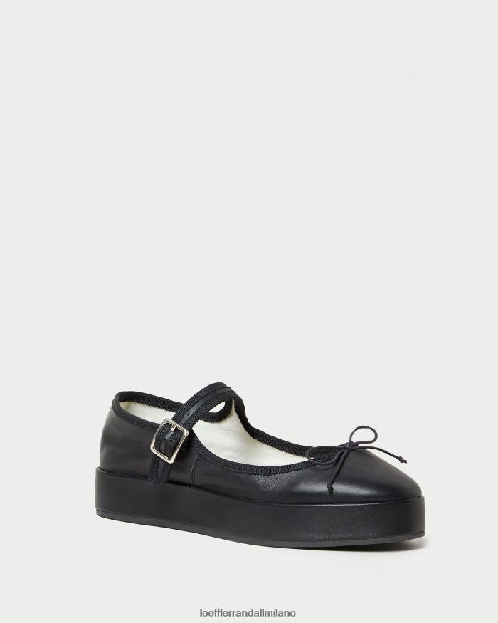 esso Loeffler Randall donne piattaforma leah mary jane nero T4022J297 scarpe