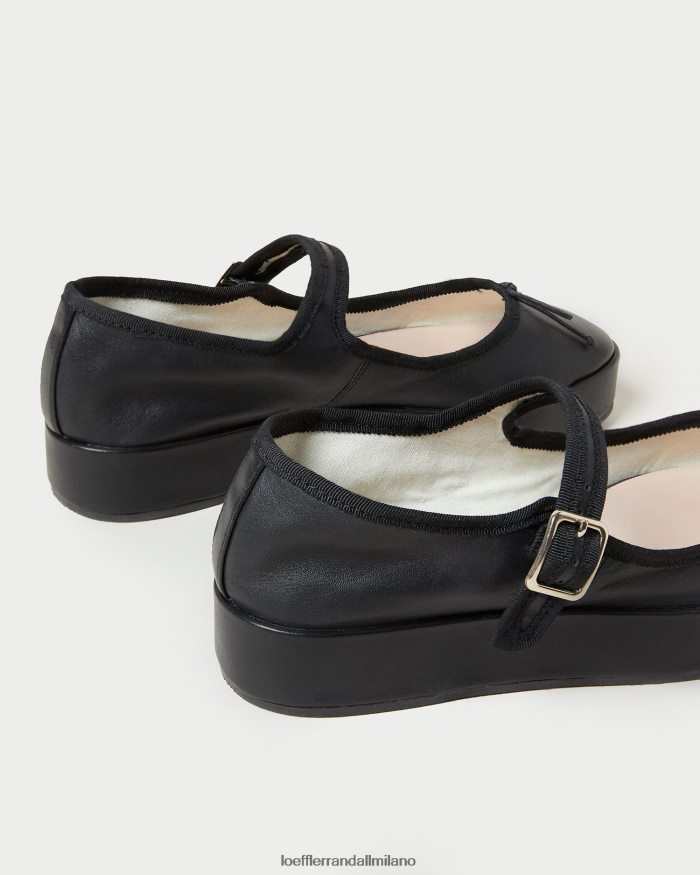 esso Loeffler Randall donne piattaforma leah mary jane nero T4022J297 scarpe