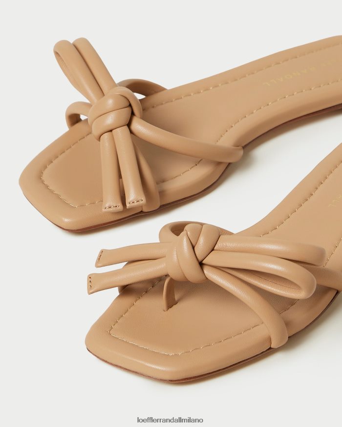 esso Loeffler Randall donne sandalo con fiocco Hadley duna T4022J108 scarpe