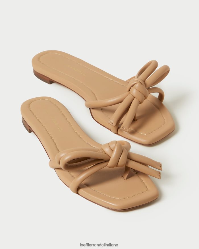 esso Loeffler Randall donne sandalo con fiocco Hadley duna T4022J108 scarpe