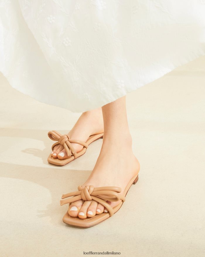 esso Loeffler Randall donne sandalo con fiocco Hadley duna T4022J108 scarpe