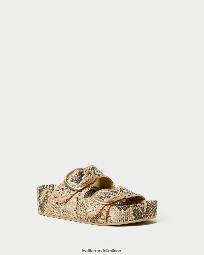 esso Loeffler Randall donne sandalo con plantare theo osso/rosa T4022J113 scarpe
