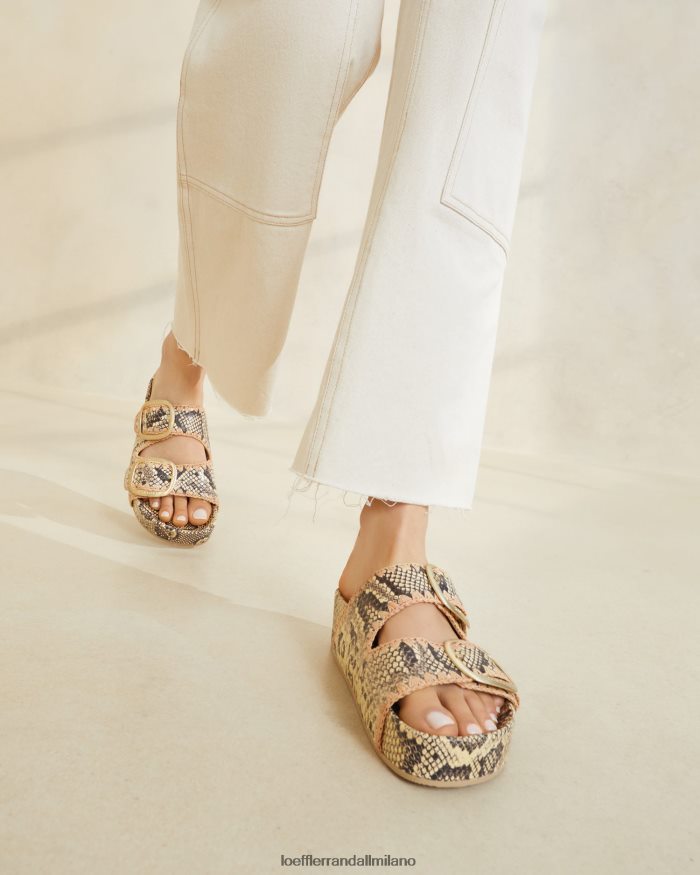 esso Loeffler Randall donne sandalo con plantare theo osso/rosa T4022J113 scarpe