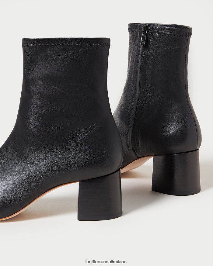 esso Loeffler Randall donne Stivaletto elasticizzato con tacco medio Alec nero T4022J284 scarpe