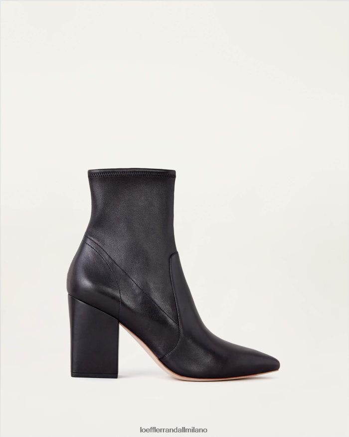 esso Loeffler Randall donne Stivaletto slim alla caviglia in pelle Isla nero T4022J276 scarpe