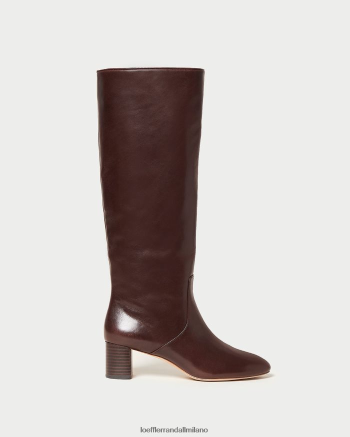 esso Loeffler Randall donne gia stivale alto caffè espresso T4022J286 scarpe