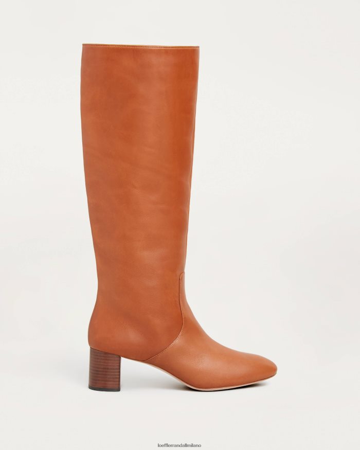 esso Loeffler Randall donne gia stivale alto cognac T4022J271 scarpe