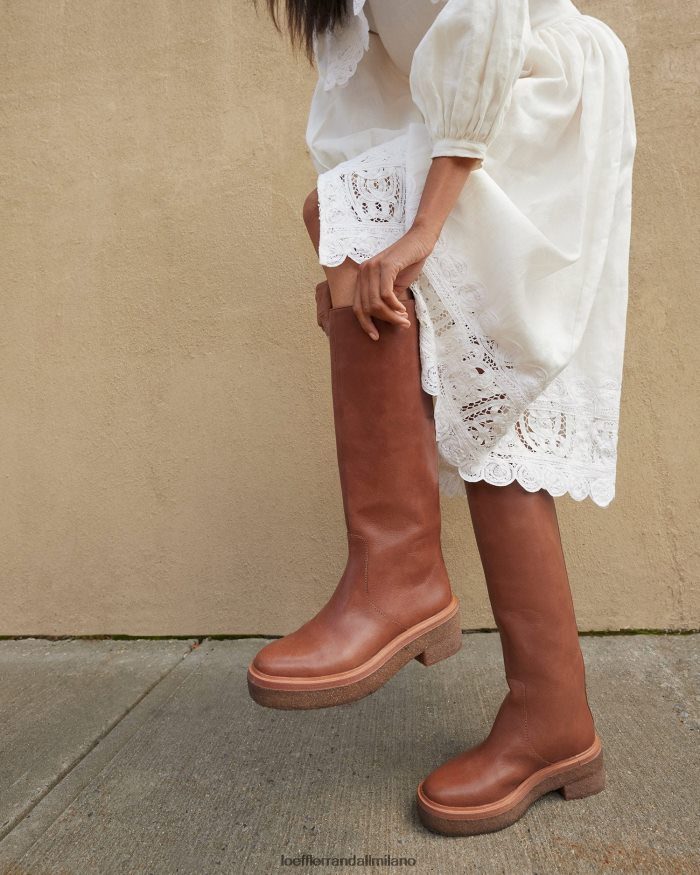 esso Loeffler Randall donne stivale alto di Collins safari T4022J279 scarpe