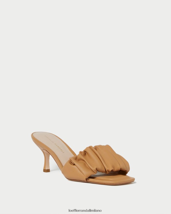 esso Loeffler Randall donne Ciabatta bianca con tacco gattino duna T4022J67 scarpe