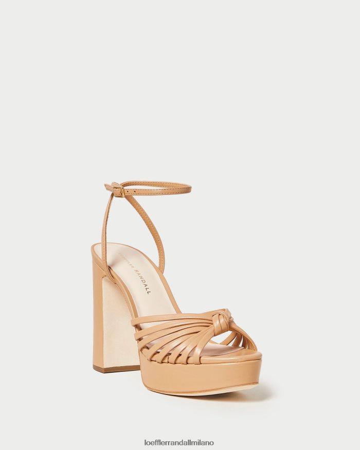 esso Loeffler Randall donne sandalo con plateau rivka con nodo duna T4022J39 scarpe