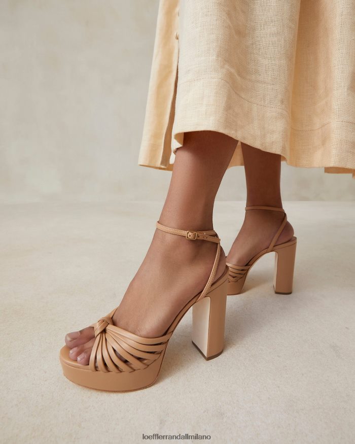 esso Loeffler Randall donne sandalo con plateau rivka con nodo duna T4022J39 scarpe