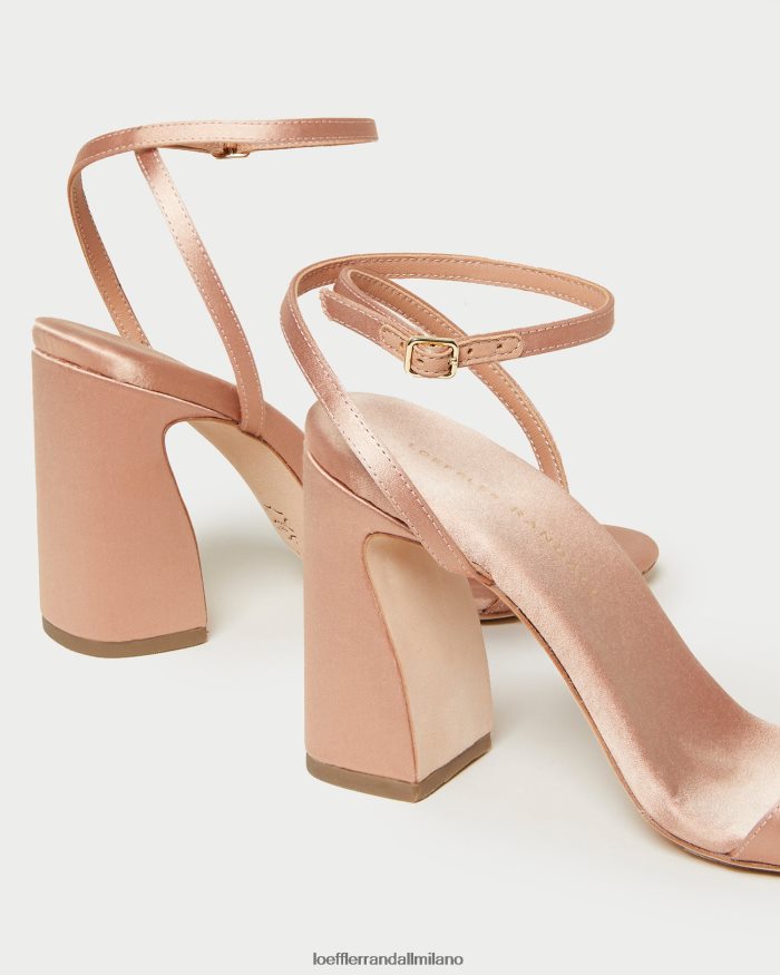esso Loeffler Randall donne sandalo malia con tacco curvo arrossire T4022J59 scarpe