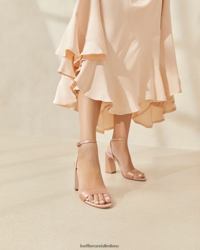 esso Loeffler Randall donne sandalo malia con tacco curvo arrossire T4022J59 scarpe
