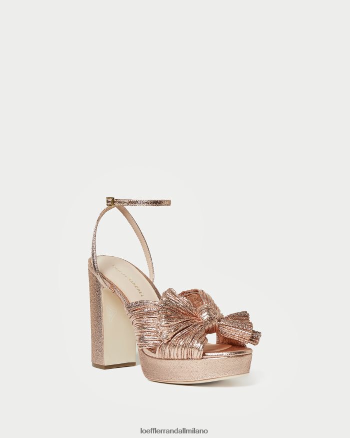 esso Loeffler Randall donne tacco a fiocco con plateau natalia duna T4022J58 scarpe