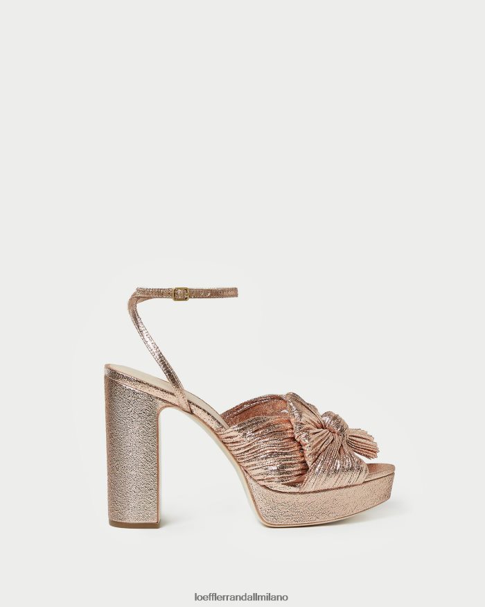esso Loeffler Randall donne tacco a fiocco con plateau natalia duna T4022J58 scarpe