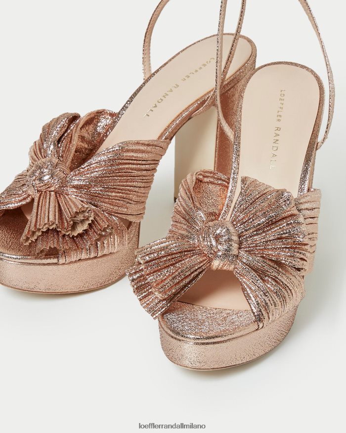 esso Loeffler Randall donne tacco a fiocco con plateau natalia duna T4022J58 scarpe