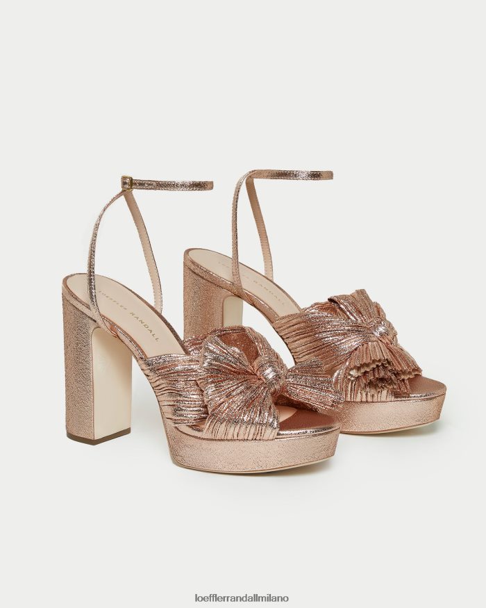 esso Loeffler Randall donne tacco a fiocco con plateau natalia duna T4022J58 scarpe