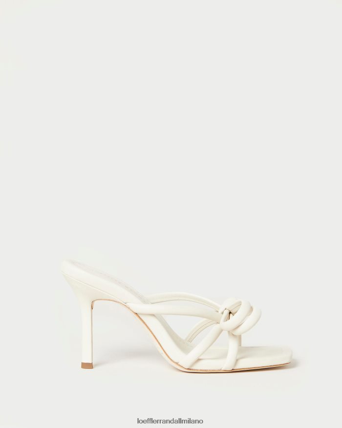 esso Loeffler Randall donne tacco con fiocco Margi bianco ottico T4022J44 scarpe