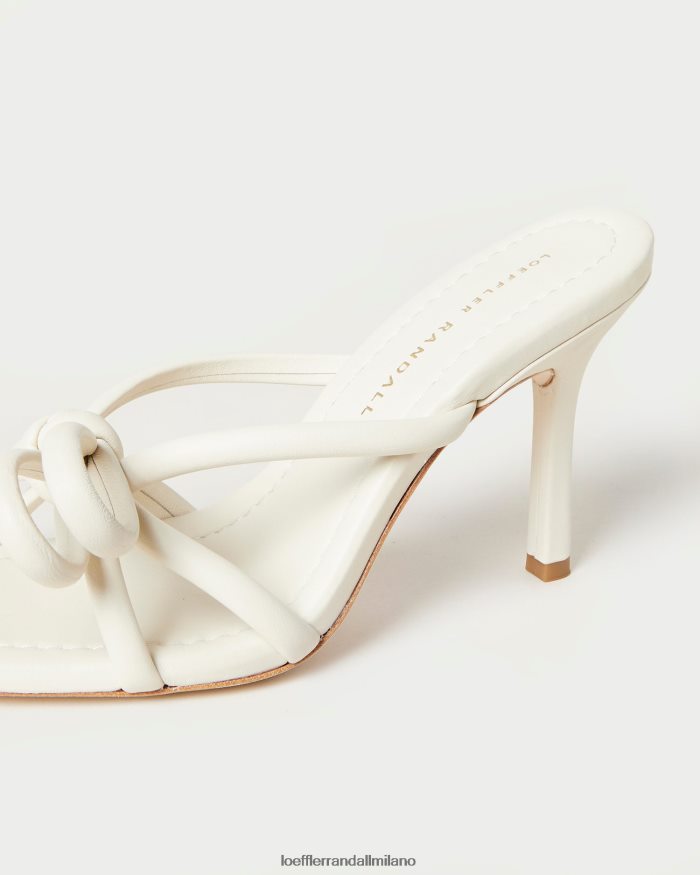 esso Loeffler Randall donne tacco con fiocco Margi bianco ottico T4022J44 scarpe