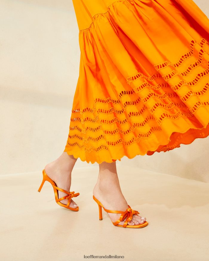 esso Loeffler Randall donne tacco con fiocco Margi calendula T4022J93 scarpe