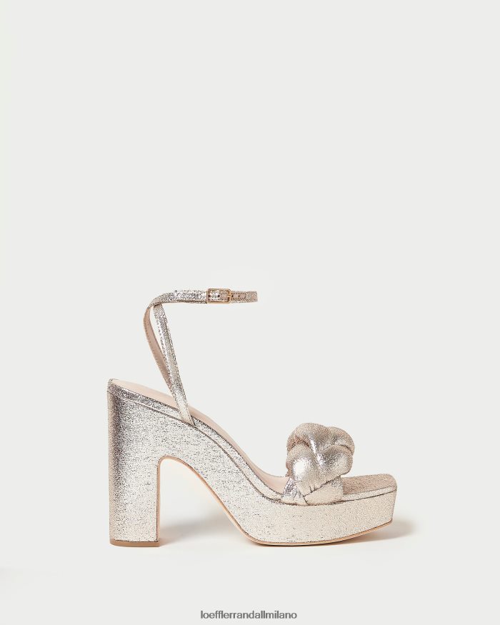 esso Loeffler Randall donne tacco con plateau fae prosecco T4022J36 scarpe