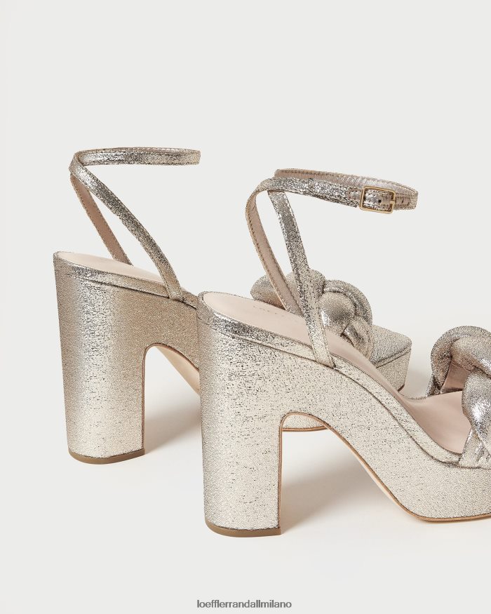 esso Loeffler Randall donne tacco con plateau fae prosecco T4022J36 scarpe
