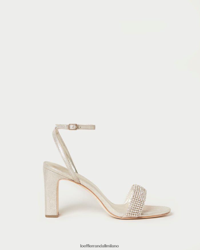 esso Loeffler Randall donne tacco in strass shay cappuccino T4022J26 scarpe
